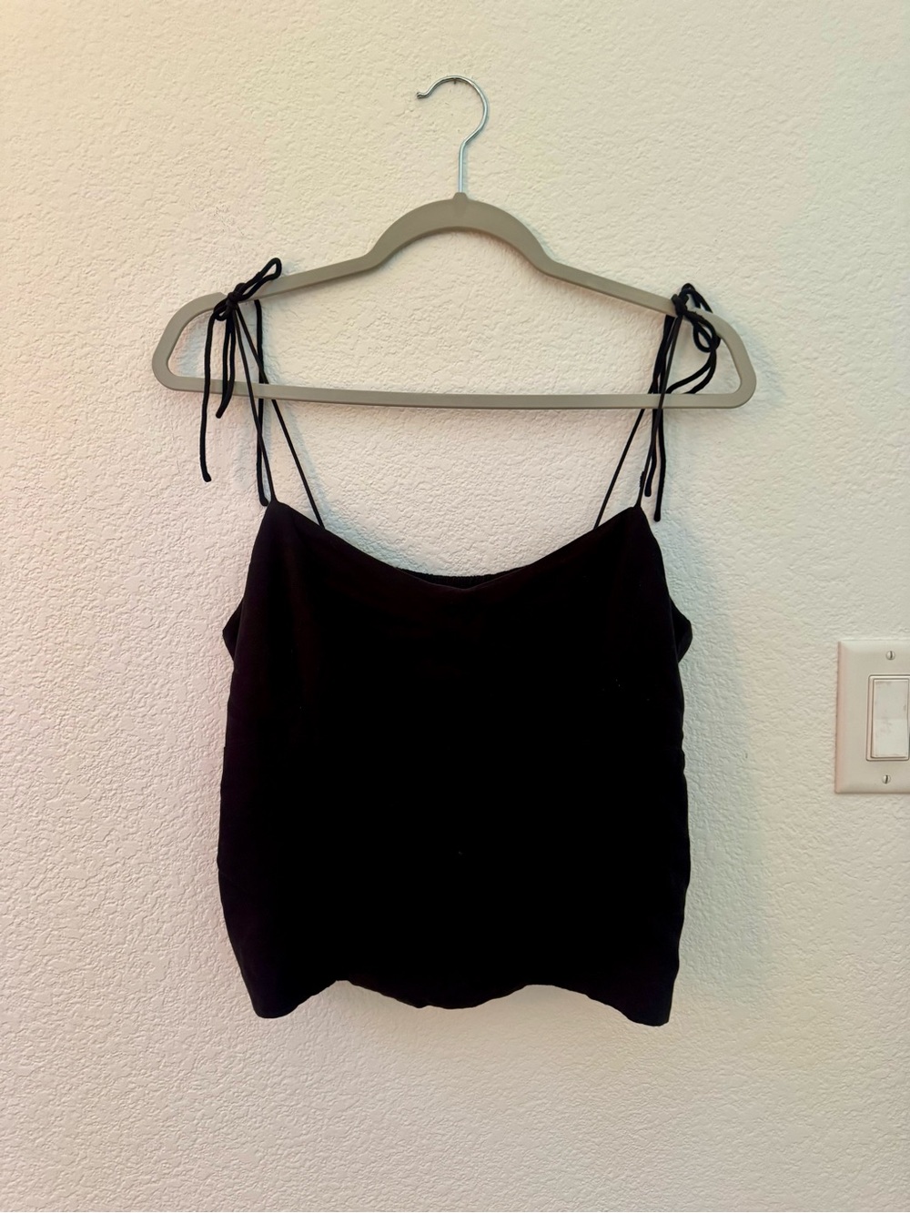 Old Navy Black Tie-Shoulder Cami